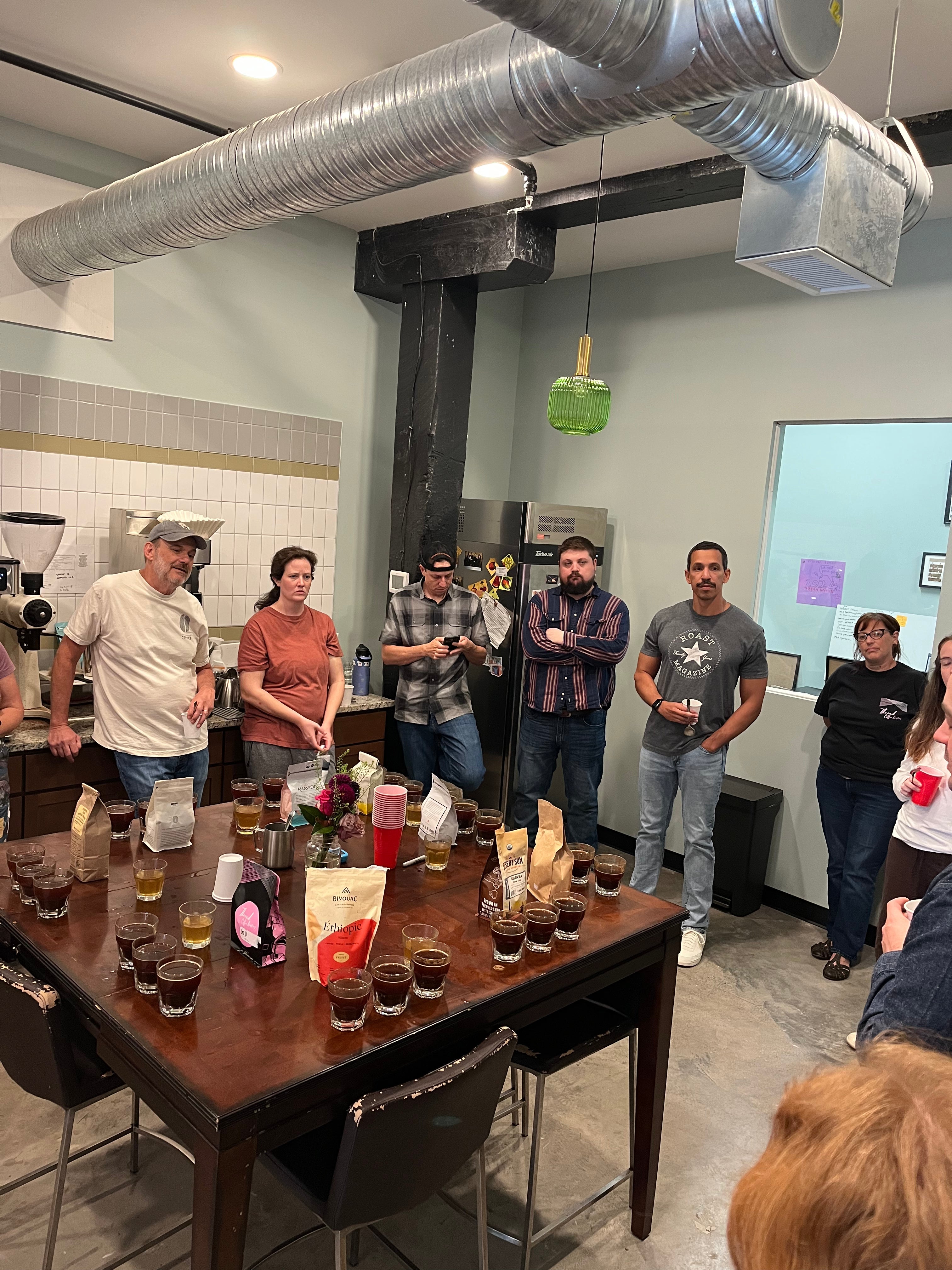 Coop Coffees members come together to discuss challenges