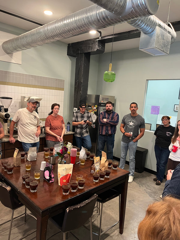 Coop Coffees members come together to discuss challenges