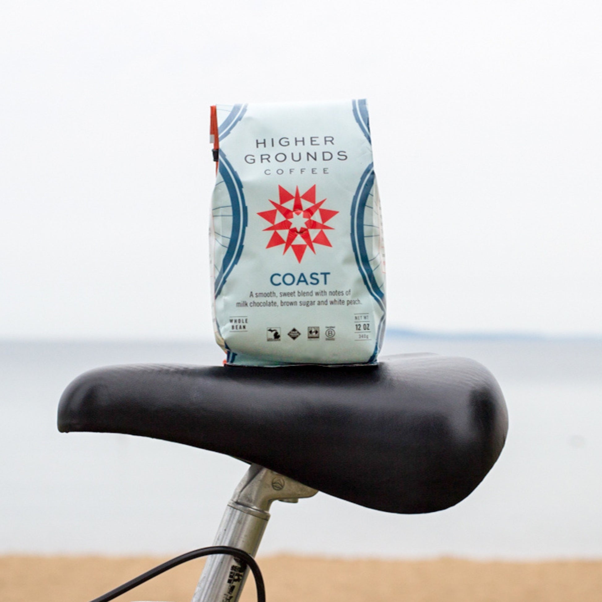 bag of organic Coast roasted coffee Coffees for Change seasonal blend