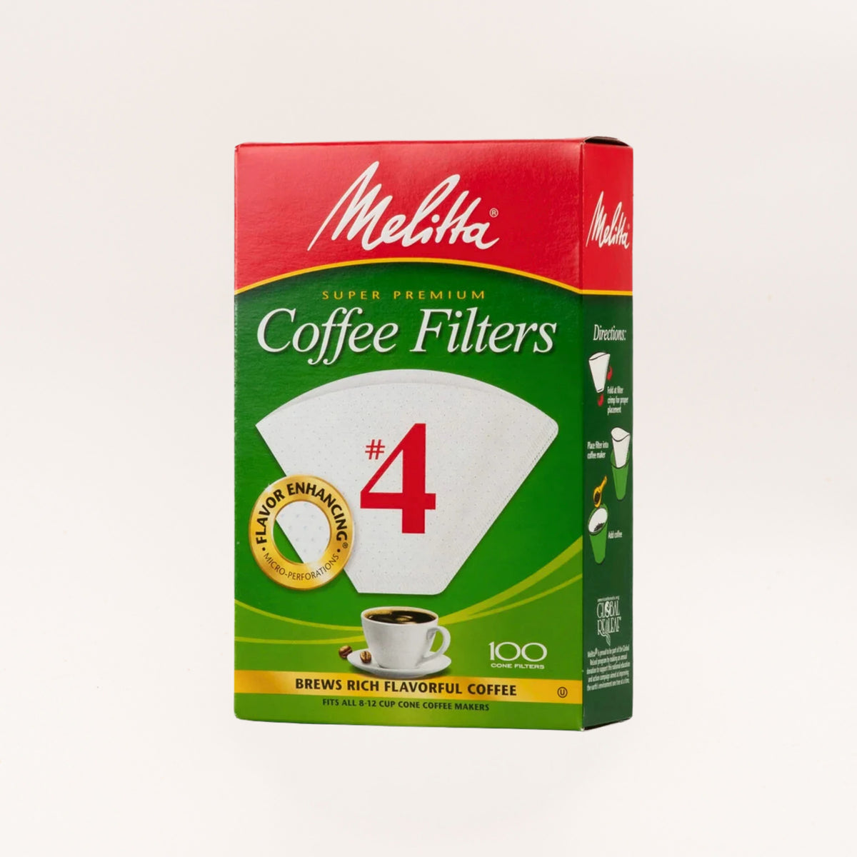 Box of Melitta Coffee Filters For Brewing Cone Filter Coffee